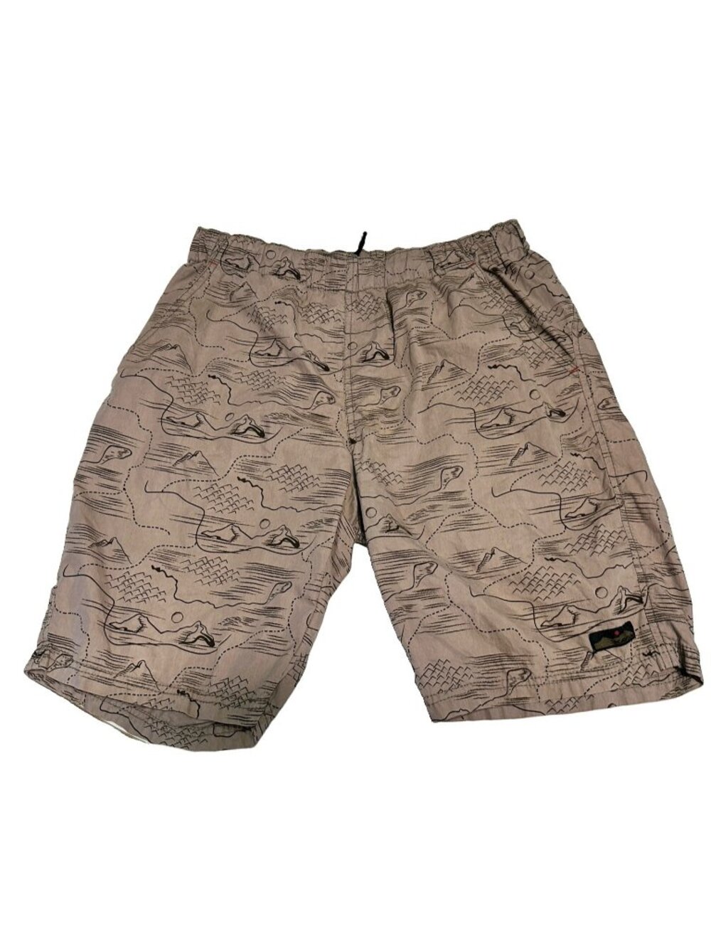 KAVU Chilli H2O Shorts Men Med  Quick Dry Hybrid Hiking Swim Paddle To
